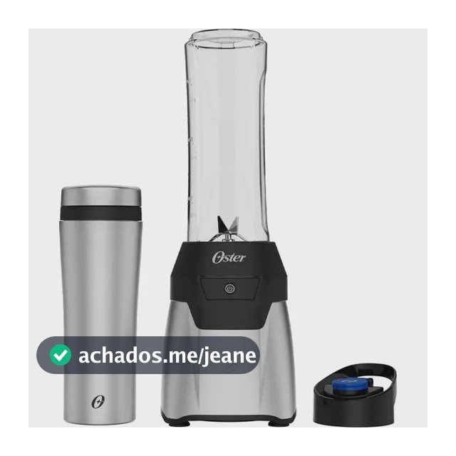 Blender Power Inox Oster Com 2 Jarras To Go Cor Prateado