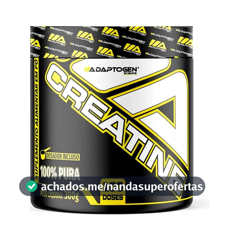 Creatina Adaptogen Science Platinum em pó Sem sabor x 300g
