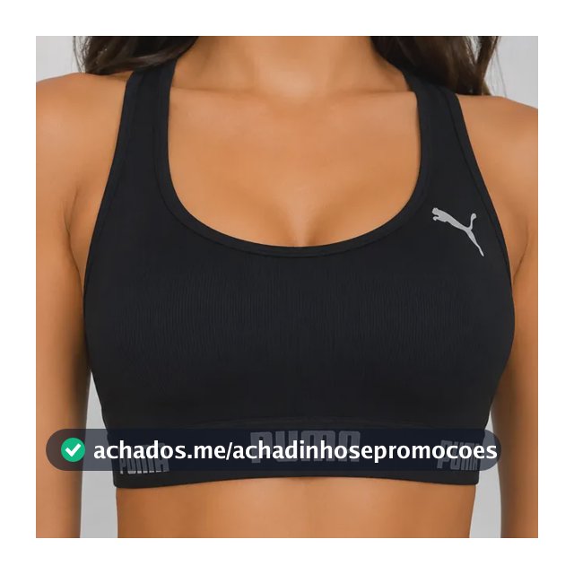Top Puma Academia Fitness Original Nadador Alta Sustentação