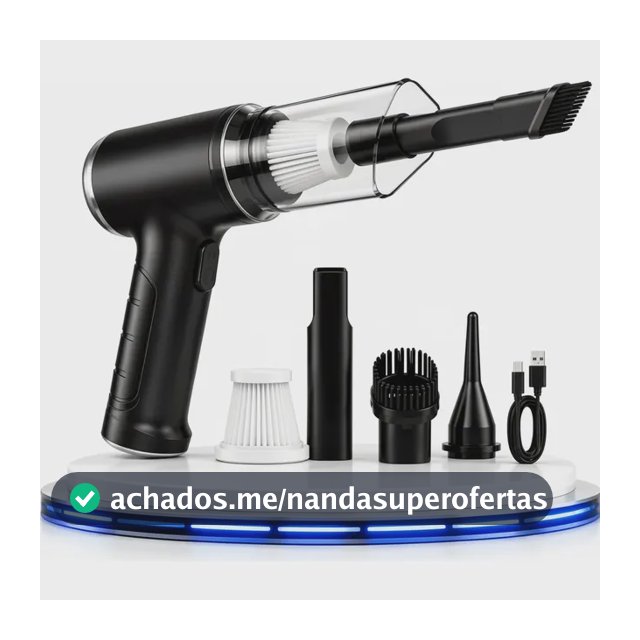 Mini Aspirador De Pó Portátil Mini Soprador 3em1 Usb 1 Refil 1 Refil 120w