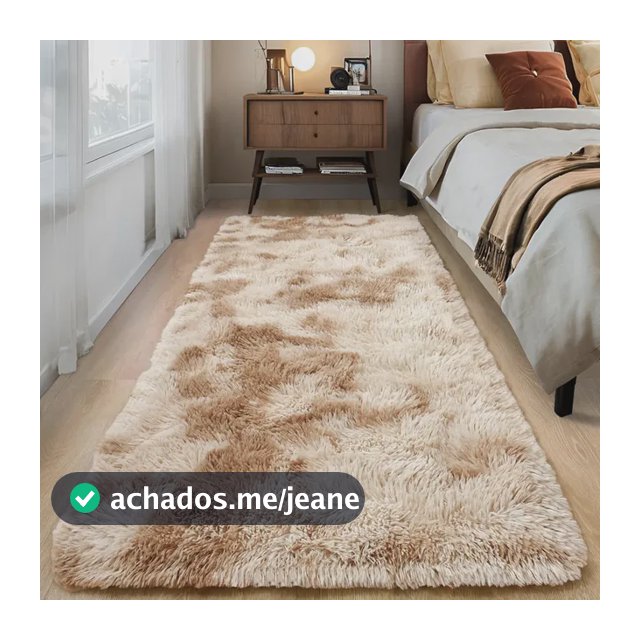Tapete Passadeira 2,00x0,60 Quarto Corredor Felpudo Peludo