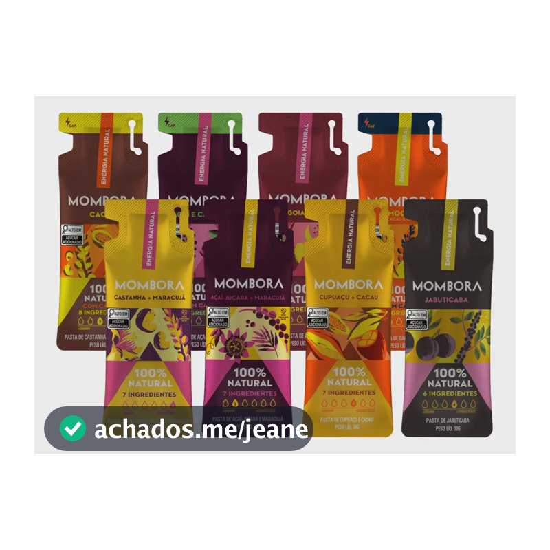 Gel De Carboidrato Corredores Alternativa Natural - Kit 8un