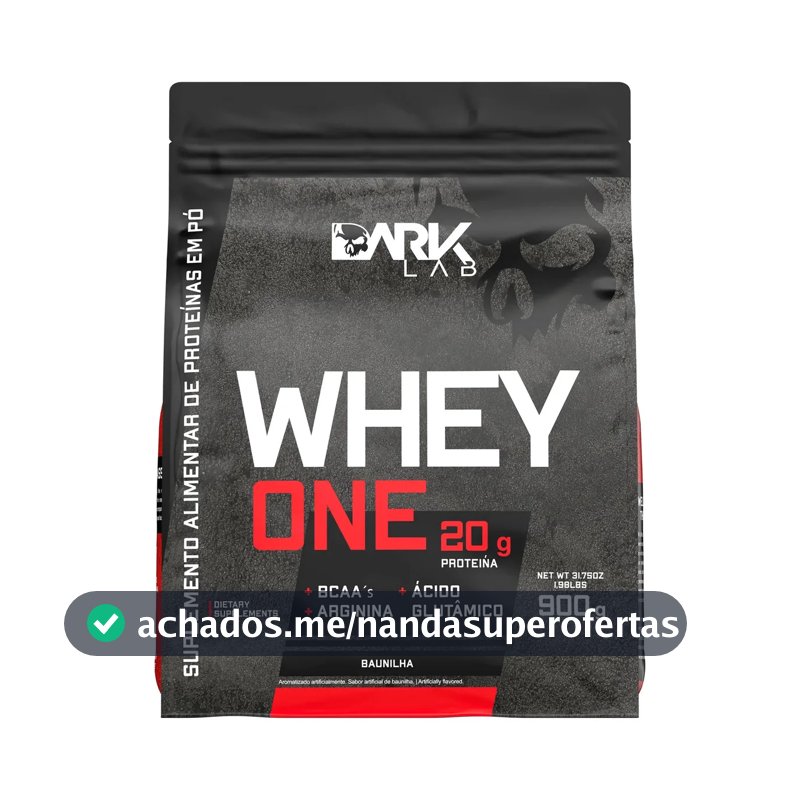 Proteína Dark Lab Premium One Whey Protein em pó sabor Baunilha x 900g