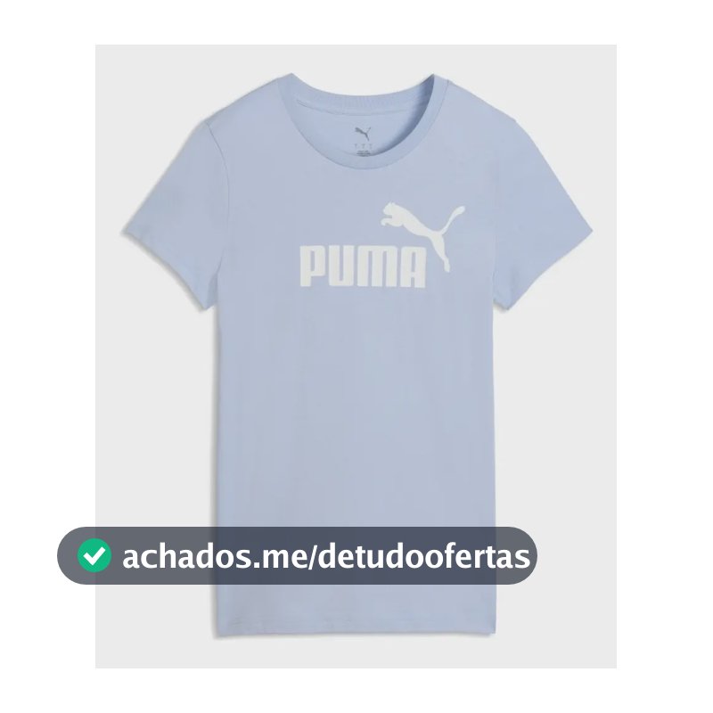 Camiseta Feminina Ess No. 1 Logo Slim Tank Puma Snow Mountain Blue N/a G Liso