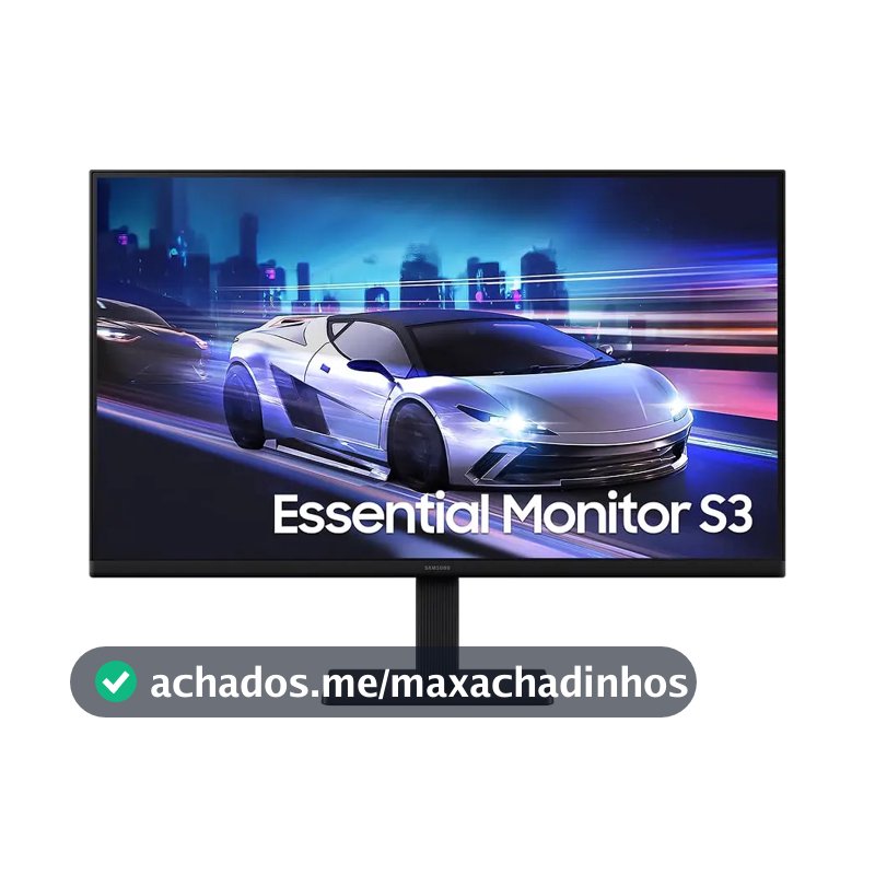 Monitor Gamer Samsung Essential S3, 24" FHD, 120 Hz, HDMI, Preto