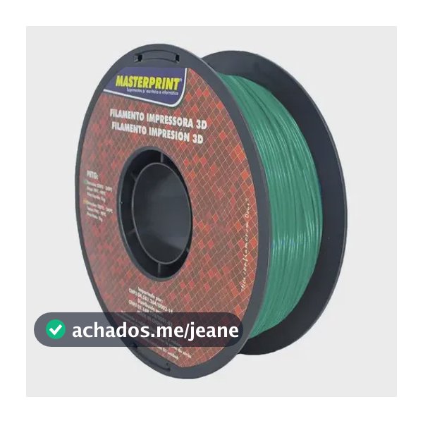 Filamento Impressão 3d Pet-g 1.75mm 1kg Masterprint Verde