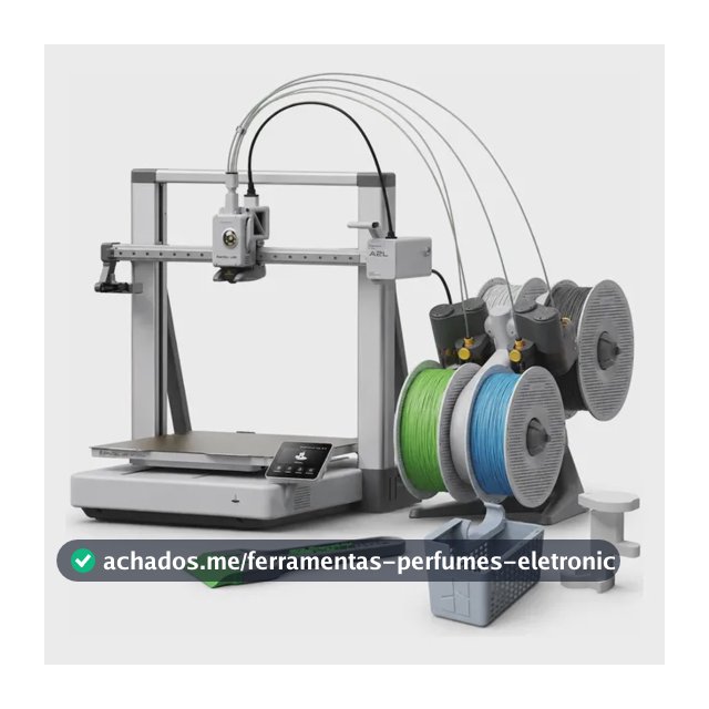 Impressora 3d Bambu Lab A2l Combo C/ Ams Lite Multicolor Kit 110v Prata