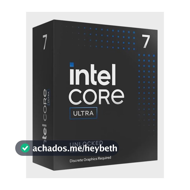 Processador Intel Core Ultra 7 265kf, 3.9ghz (5.5ghz Turbo)