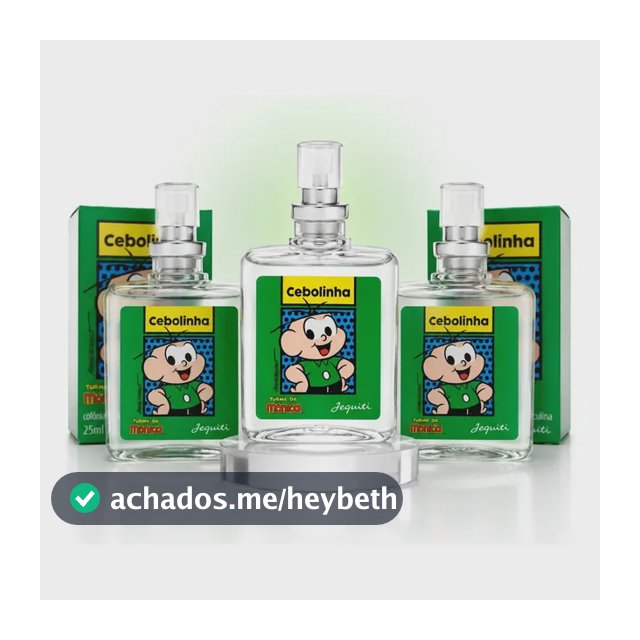 Kit 3 Perfumes Cebolinha Jequiti 25ml Infantil Turma da Mônica Colônia Masculina Kit Presente Original