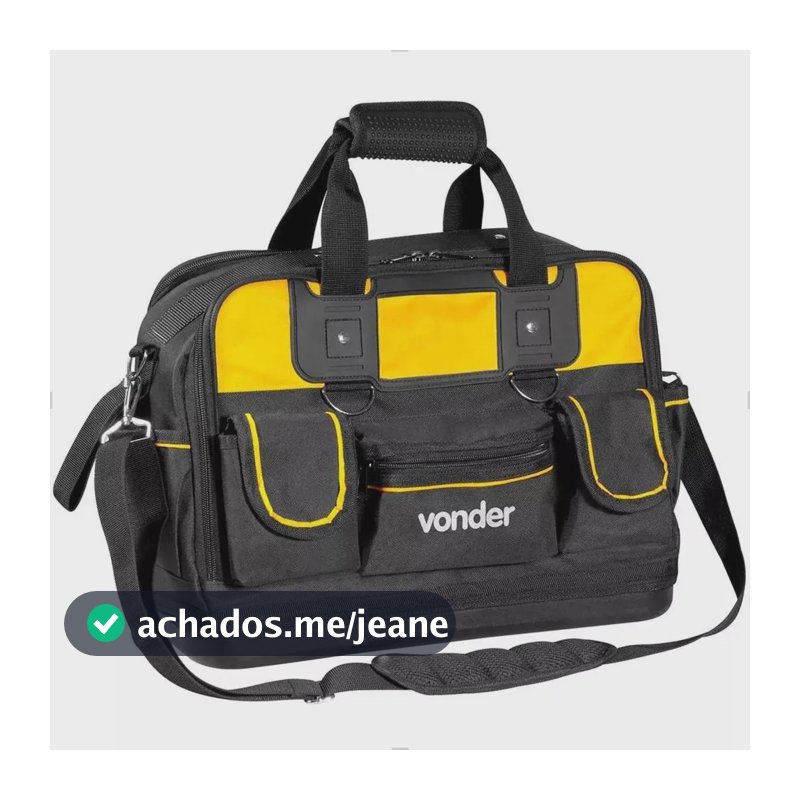 Bolsa para Ferramentas em Lona 410mm BL 128 Vonder 12kg