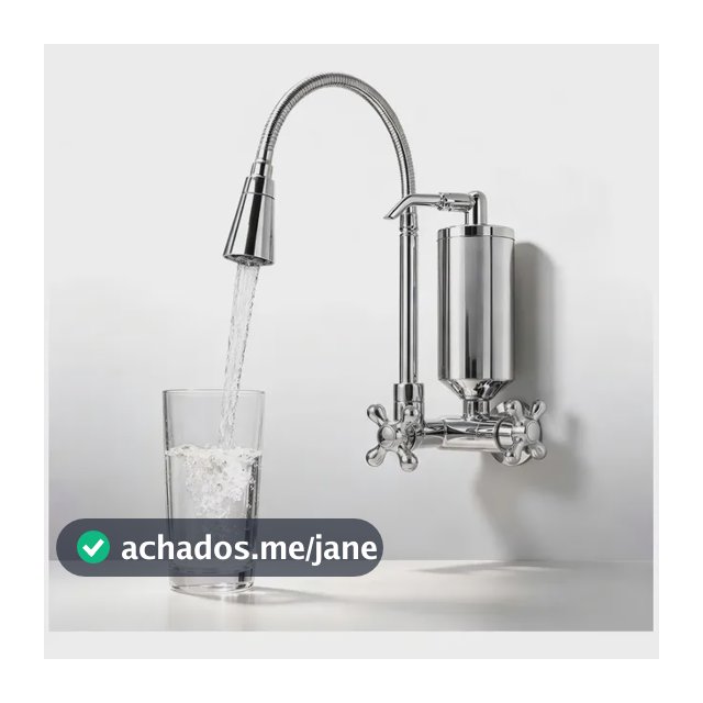 Torneira Cozinha Parede Filtro Gourmet Flexível 2 Modos Luxo Prateado - Estilo 2 Brilhante