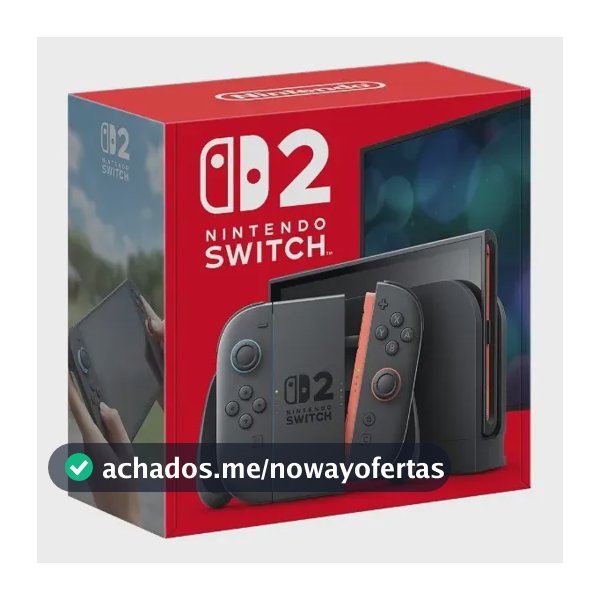 Console Nintendo Switch 2 Preto - Modelo Nacional Preto