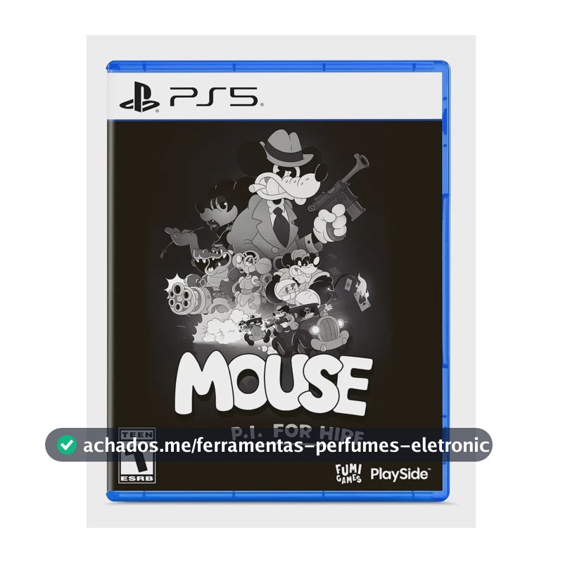 Jogo Mouse Pi For Hire Ps5 Midia Fisica