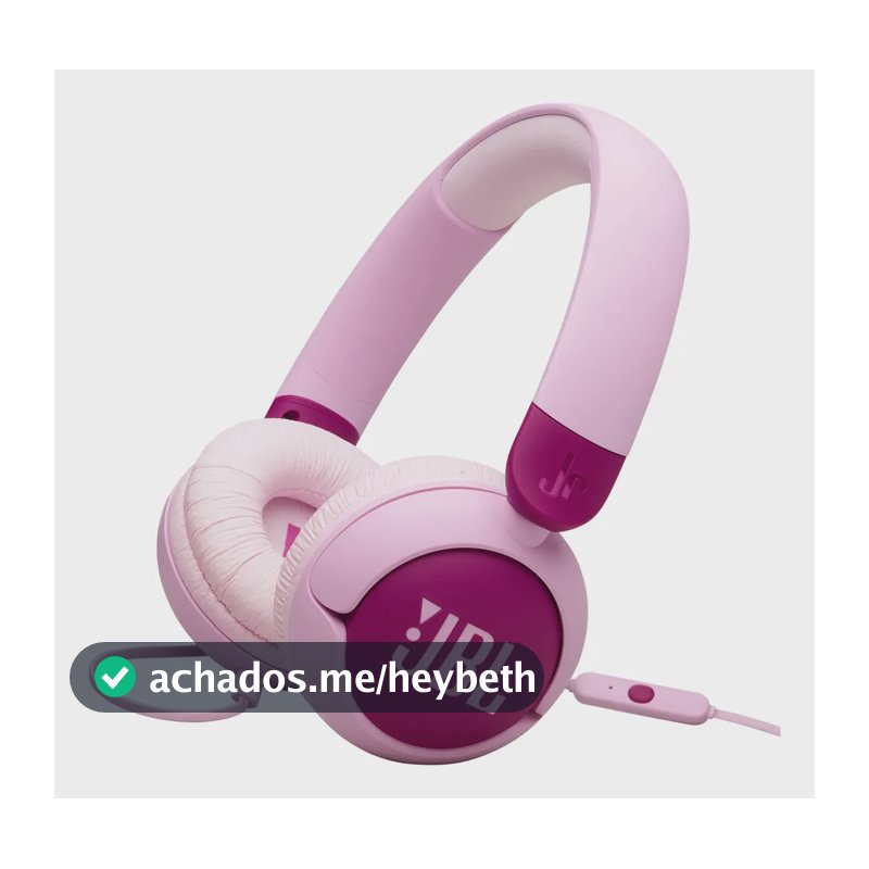 Fone De Ouvido Com Fio Infantil Junior 320 Jbl Lilás
