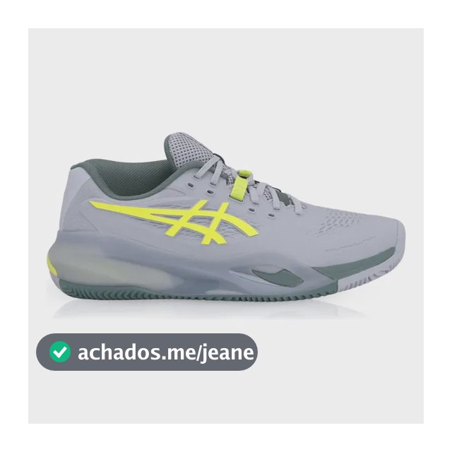 Tênis Asics Gel Resolution X - Clay - Saibro - Cinza Cinza 48