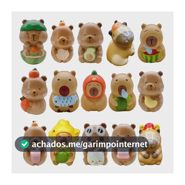 15 Capybara Anti-stress Anxiety Sponge, Brinquedo De Present