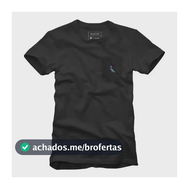 Camiseta Bolso Cb Pica-pau Xadrez Reserva