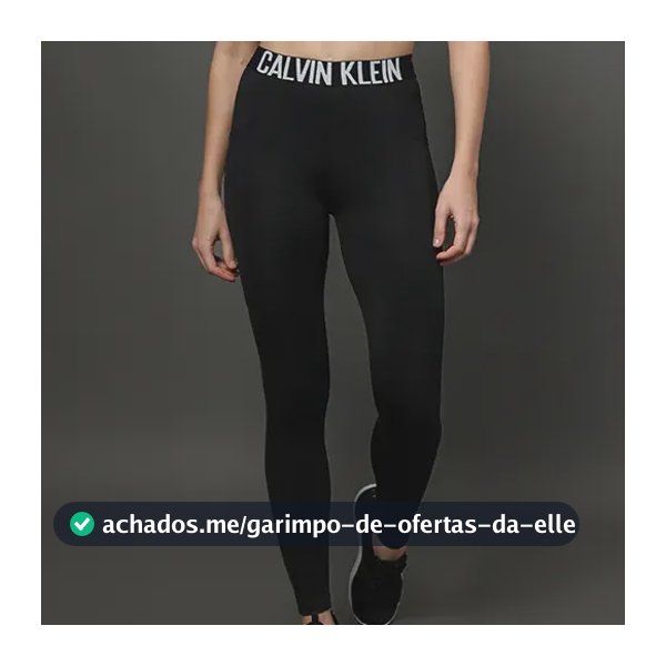 Calça Calvin Klein Microfibra Sport Intense Power Preto Batik M