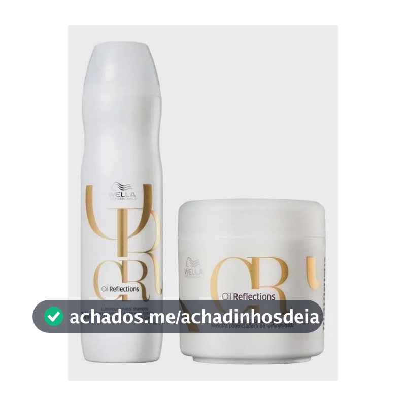 Kit Wella Oil Reflections - Shampoo e Máscara