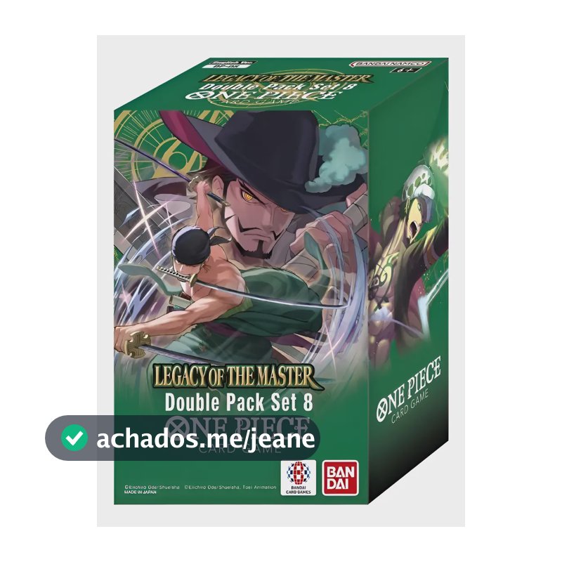 One Piece Double Pack Set 8 Legacy Of The Master Op-12 Inglês
