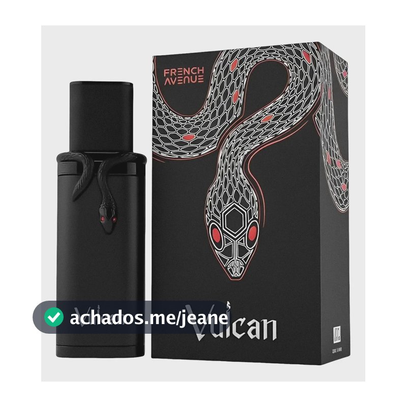 Perfume French Avenue Vulcan Black Masculino 100ml Edp