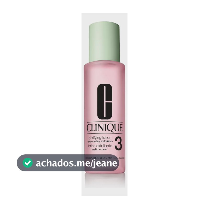 Loção esfoliante clareadora | 3 | Clinique | 200 ml Tipo de pele: mista a oleosa