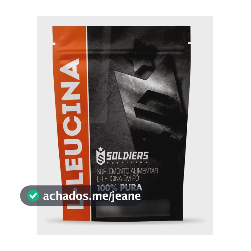 Leucina Em Pó 500g - 100% Pura Importada 100% Puro