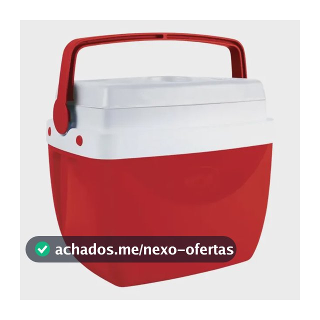 Caixa Térmica Mor 12 Litros Vermelha para Bebidas Geladas