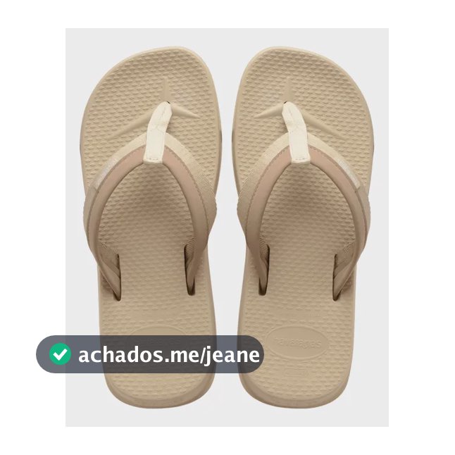 Sandalias Track Plus Havaianas Areia Lisa 37/38