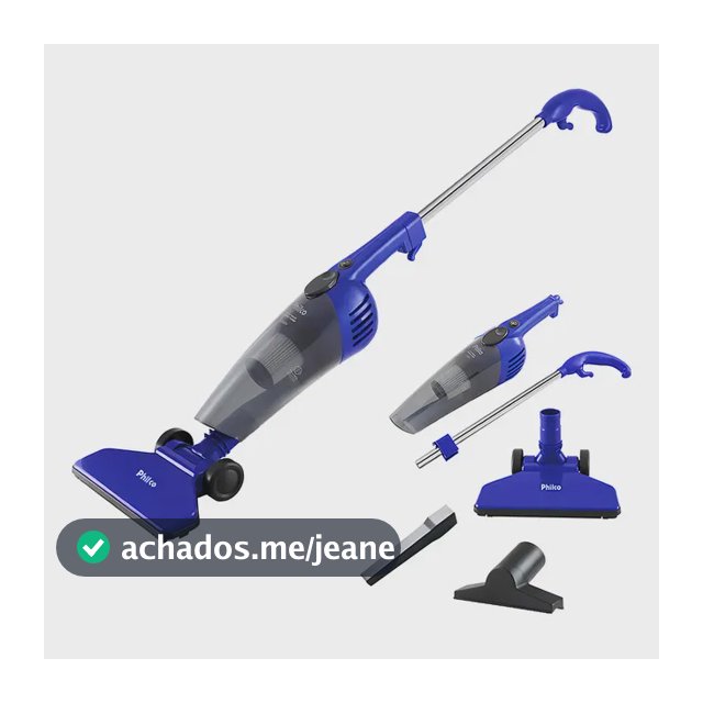 Aspirador Vertical Philco Rapid Turbo PH1100AZ 1L Azul