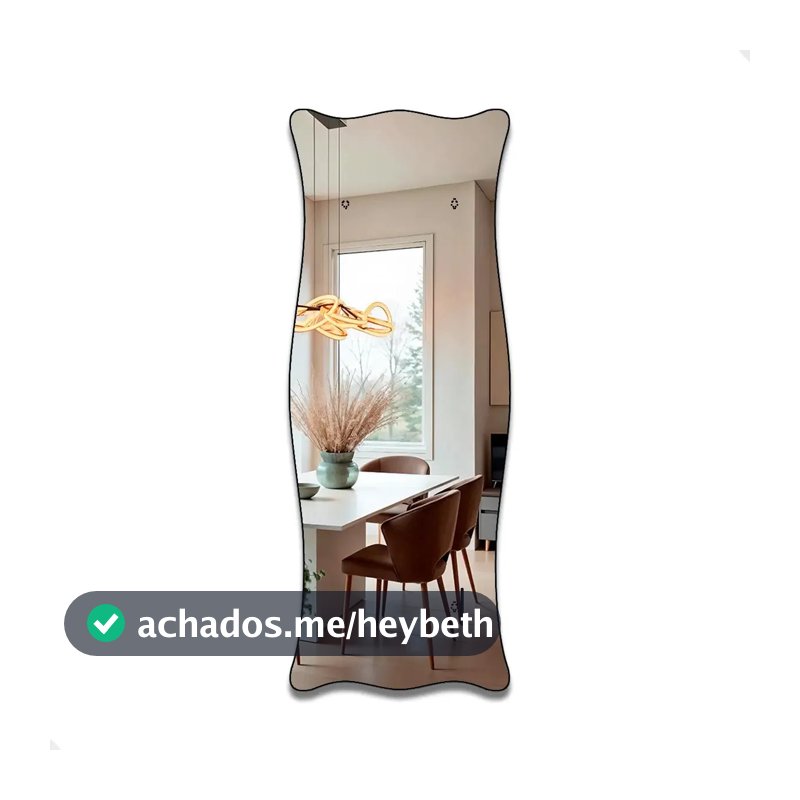 Espelho Corpo Inteiro Moderno Do Pinterest 70x170cm Paris Moldura Gelo