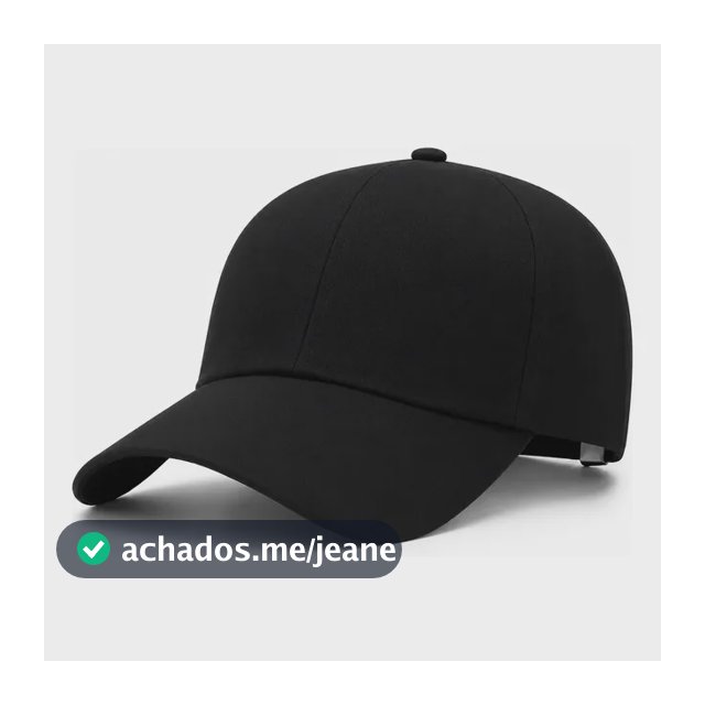 Boné Liso Unissex Ajustável Aba Curva Premium Casual Basebal