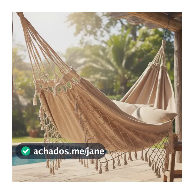Rede De Dormir Descanso Casal Reforçada Premium - Life