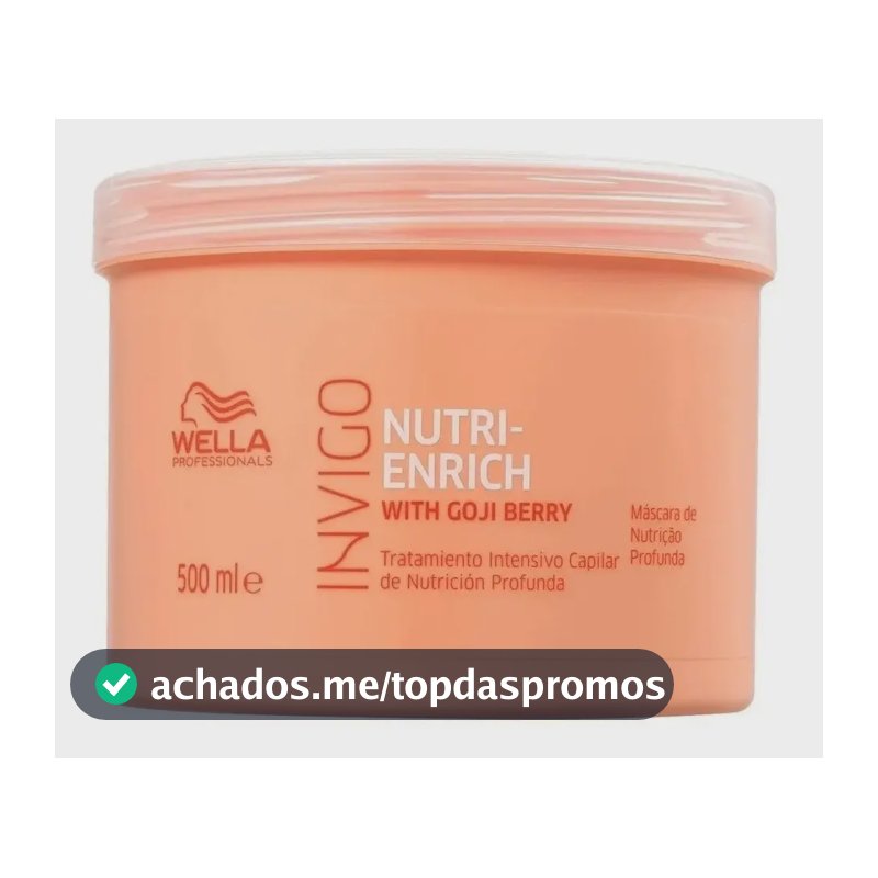 Máscara Invigo Nutri-enrich 500ml Wella Pro - Nutrição e Hidratação