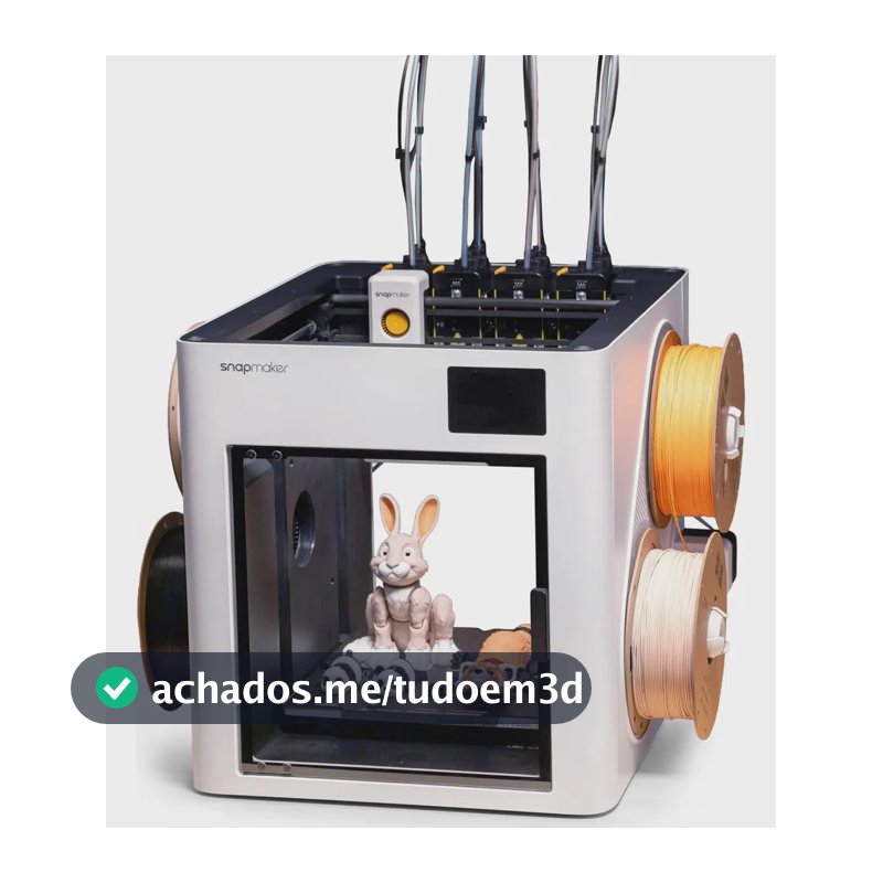 Impressora 3d Snapmaker U1 4 Toolheads Independentes 127/220v Branco