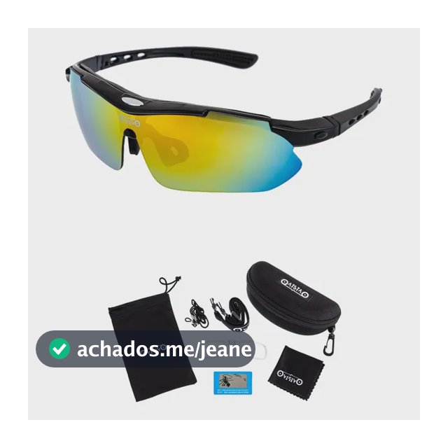 Óculos Ciclismo Ciclista Bike Mtb 5 Lentes + Suporte P/ Grau