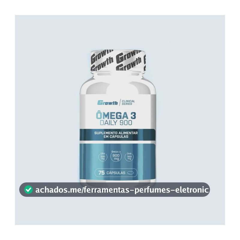 Omega 3 Óleo De Peixe 75 Softgel (caps) Growth Supplements