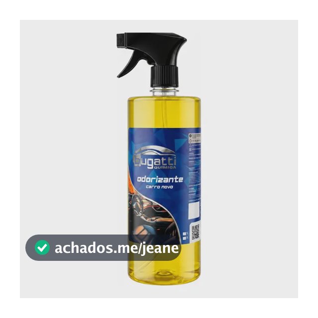 Aromatizante Cheiro Carro Novo Premium Original Bugatti 1l Amarelo Carro Novo