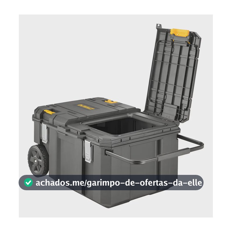 Caixa de Ferramentas Contractor Dewalt Modelo DWST17871 Organizador Empilhável Capacidade de 50kg