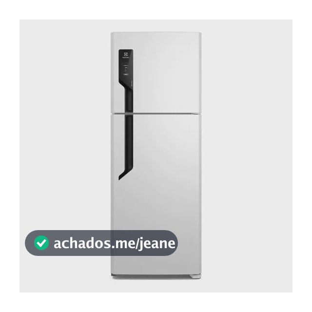 Geladeira Electrolux Frost Free com AutoSense 480L Efficient Duplex Branca TF71