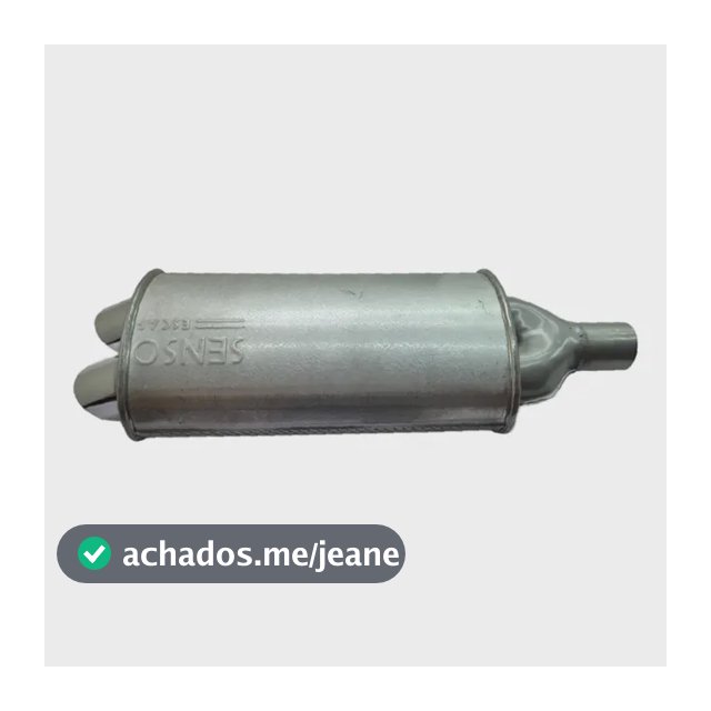 Caixa Abafador Esportivo Universal Duas Saídas P/ Adaptação