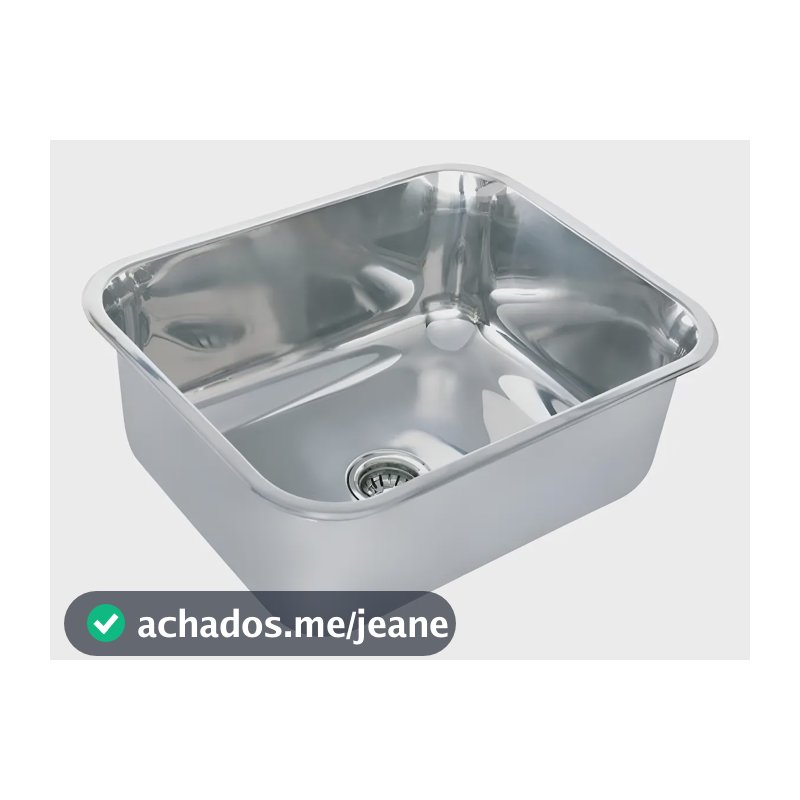 Cuba Industrial 50x40x20 Inox 304 Válvula/sifão Tecnocuba Inox
