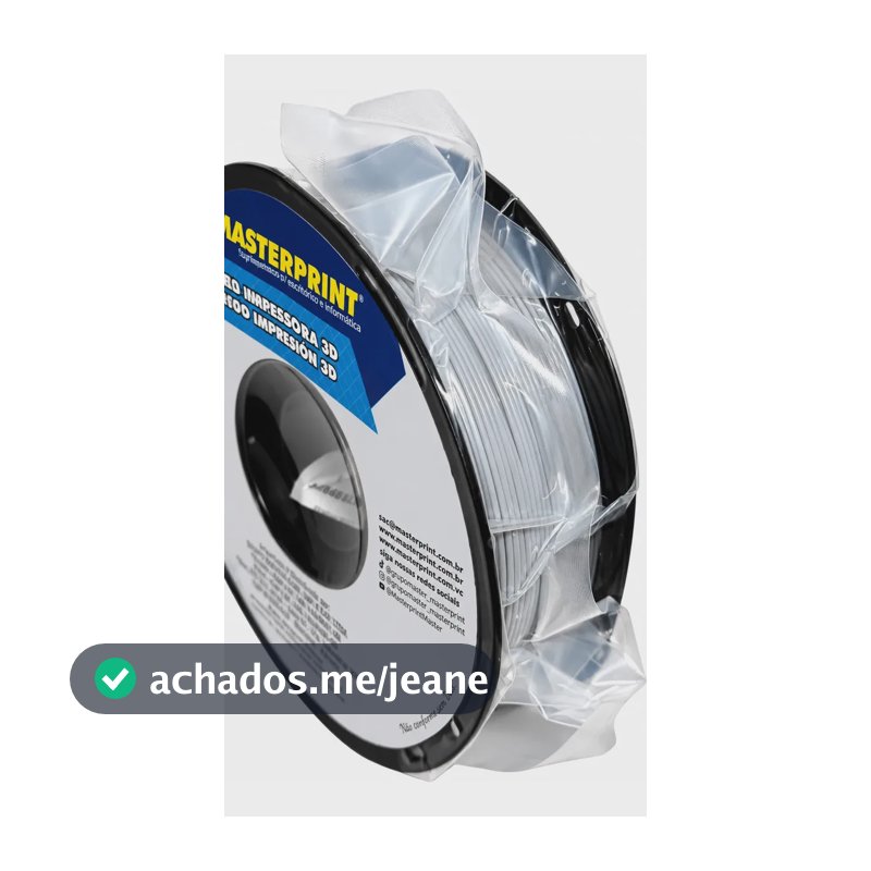 Filamento Petg 3d Masterprint Cores Variadas Colorido Print Cor Cinza