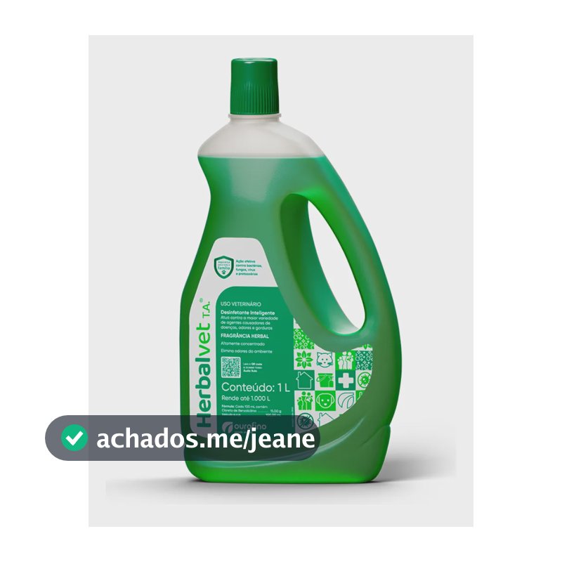 Herbalvet T.a Desinfetante Eliminador De Odores 1 Litro
