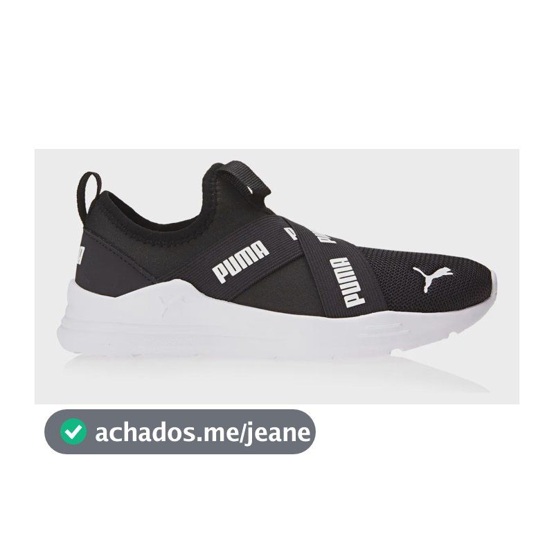 Tênis Infantil Wired Run Slip-on Puma Liso