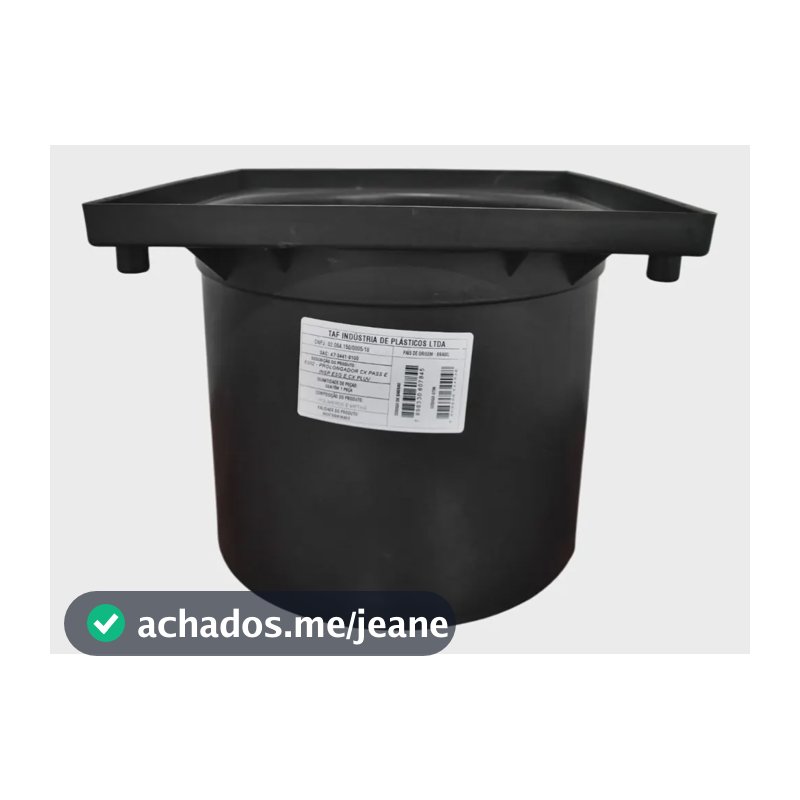 Acessório P/ Caixa Inspeção 4,5l - Fácil Instalação Cód 6202