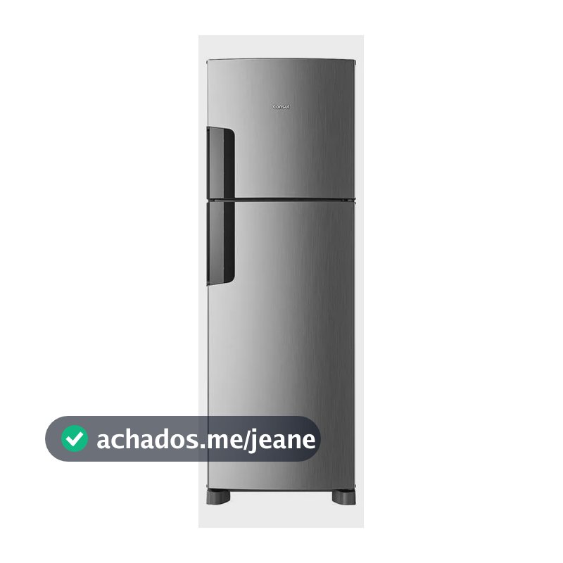 Geladeira Consul Smart Crm44mkana Inox Duplex 377l Inox 220v