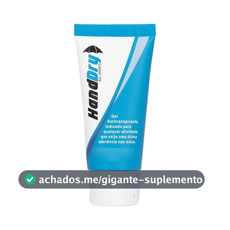 Gel Anti Suor HandDry Grip Badminton, Squash, Tênis, Beach