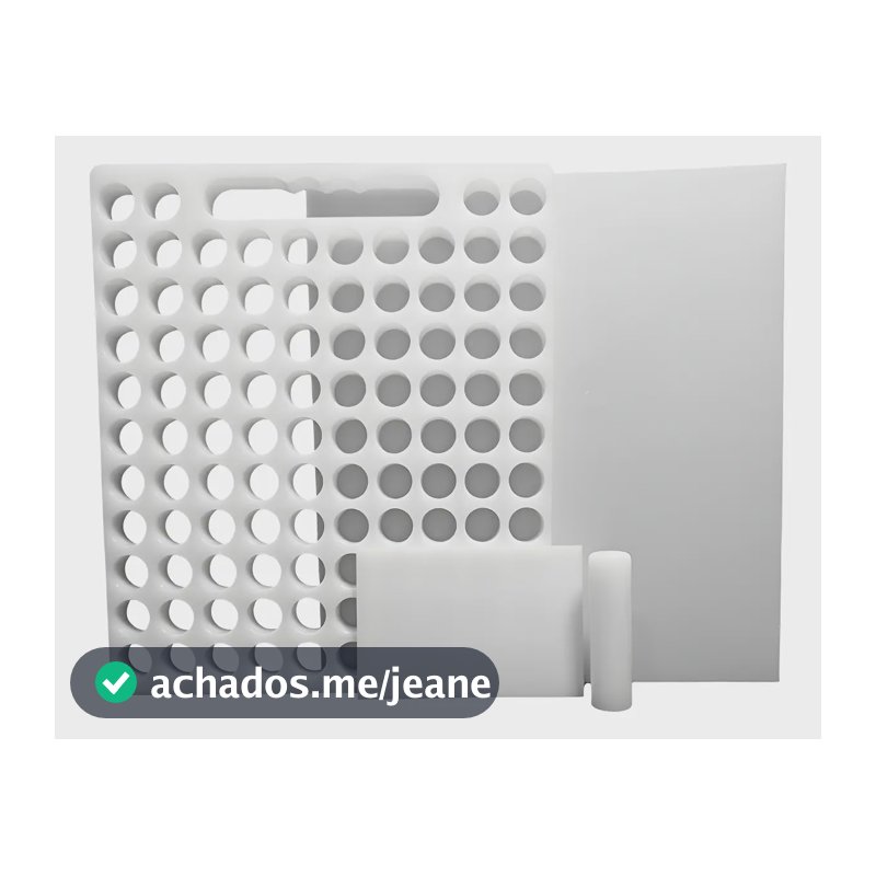 Placa Porcionadora Dosadora Doces Brigadeiro 104f 13g Branco