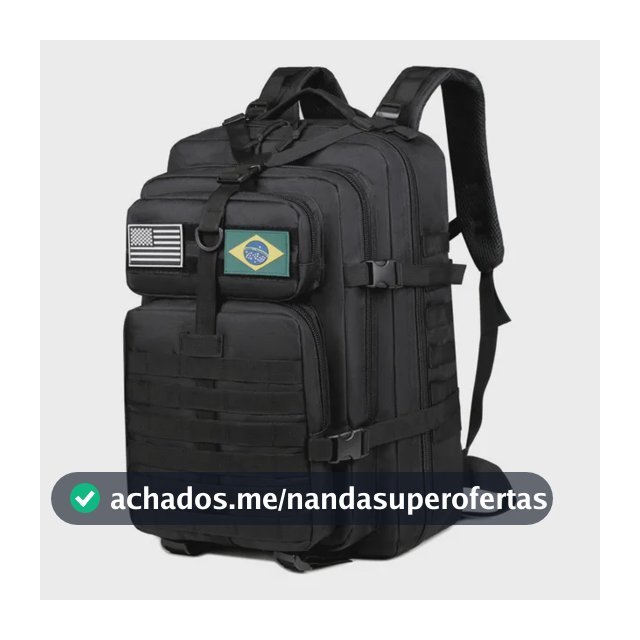 Mochila Tática Impermeável Militar Reforçada Grande 50litros